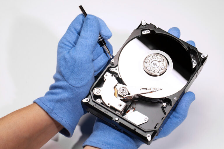 Technician performing HDD Data Recovery in Pune